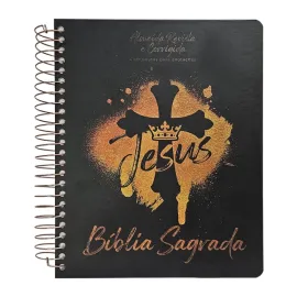 B�blia Sagrada Anota��es Revista E Corrigida Le�o Nebulosa Espiral