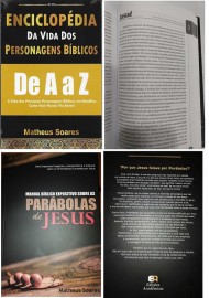 Kit 1 Enciclop�dia e 1 sobre as par�bolas de Jesus