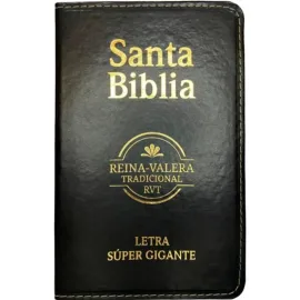 B�blia em Espanhol Reina Valera Letra Gigante Luxo Preta