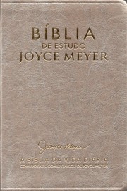 Biblia De Estudo Joyce Meyer Media Dourada Luxo