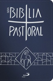 Nova B�blia Pastoral - bolso - Z�per Azul