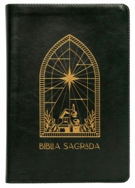 The Purpose Book: B�blia Sagrada, A21, Couro soft, Janela Verde Luxo