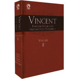 Vincent Estudo do Vocabul�rio Grego do Novo Testamento II (Brochura)