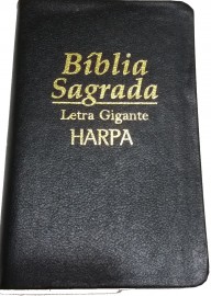 BIBLIA l. GIGANTE COM HARPA RECOURO E INDICE LUXO CPP