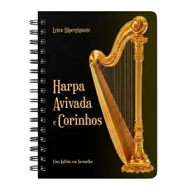 Harpa Avivada e Corinhos Harpa Dourada Letra Hipergigante Capa Dura