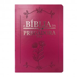 Bblia Da Pregadora Fiel RC Nobre Luxo  Rosa Pink