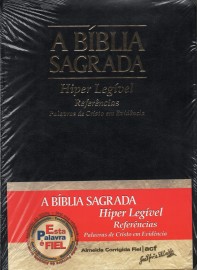 Biblia Hiper Legivel Acf Preta Luxo e Indice