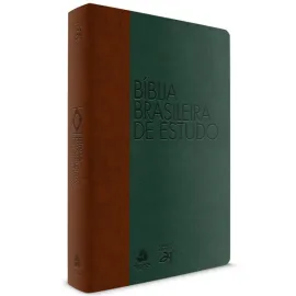 B�blia Brasileira de Estudo - Verde / Marrom
