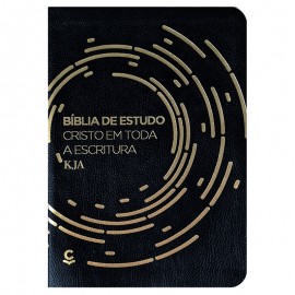 Bblia de Estudo Cristo em Toda a Escritura Luxo - Preta