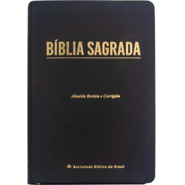B�blia ARC - Letra Gigante- Linha Ouro Luxo Preta