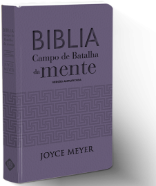 Biblia Campo De Batalha Da Mente - Lavanda Luxo  Joyce Meyer