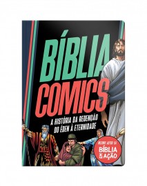 B�blia em A��o Comics A H. da Reden��o Do Edem � Eternidade Capa Dura Preta
