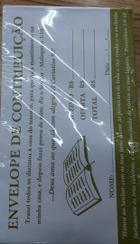 Envelope para contribui��o 100 unidades N41